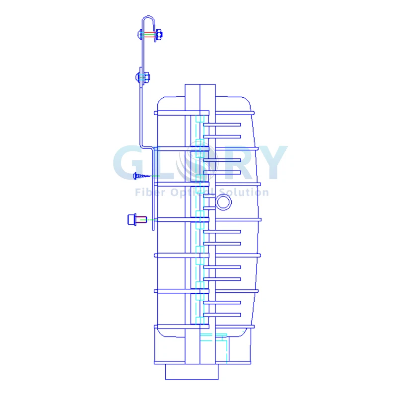 aerial kit for fiber splice closure aerial kit for fiber splice closure