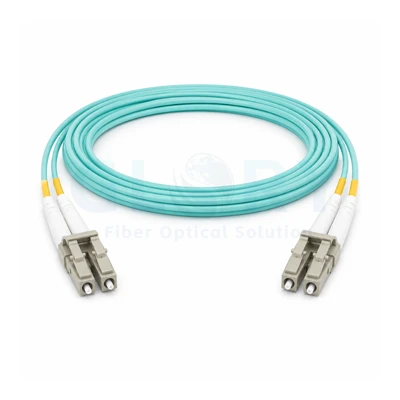 LC UPC Till LC UPC Kort Boot Duplex OM3 Fiber Patch-kabel